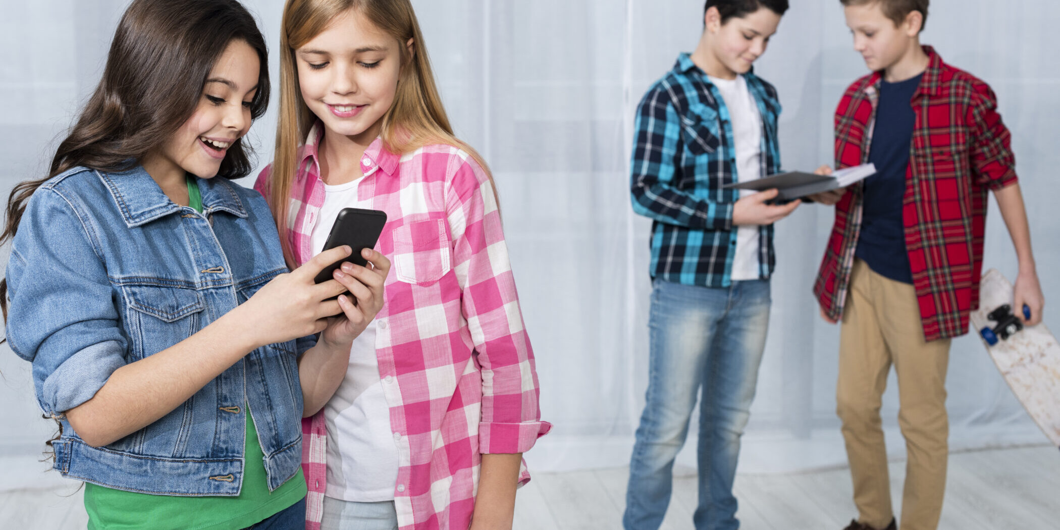 group-childrens-doing-different-activities